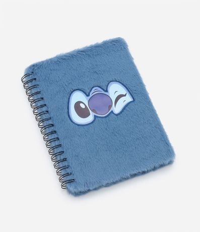 Cuaderno Papel y Estampa Stitch en Alto Relieve y Peluche