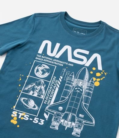 Remera Infantil con Estampa da Nasa con Cohete - Talle 5 a 14 años 4