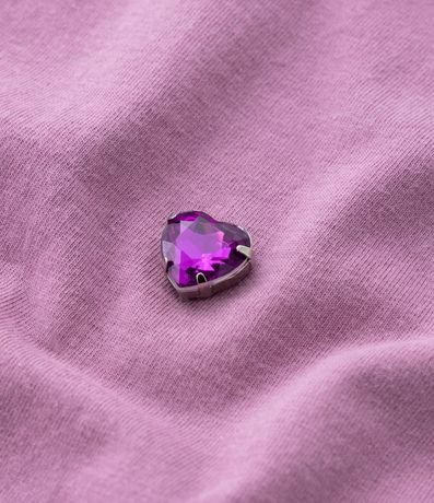 Blusa en Algodón con Aplicación de Chatons de Colores Curve & Plus Size 7