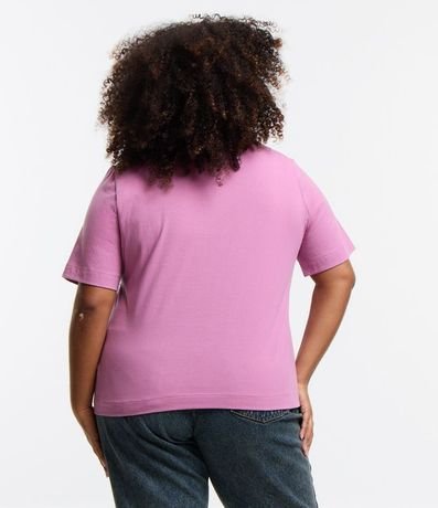 Blusa en Algodón con Aplicación de Chatons de Colores Curve & Plus Size 3