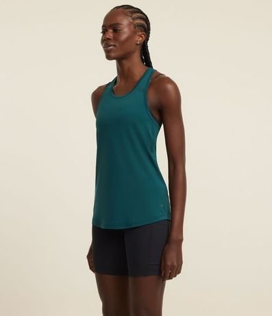 Musculosa Nadador Deportiva Alargada en Microfibra 2