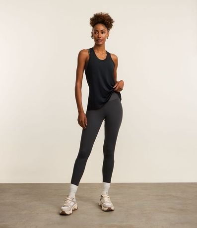 Musculosa Nadador Deportiva en Microfibra con Furos 2