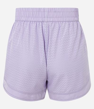 Bermuda Runner Deportiva en Microfibra Ligera con Textura de Agueros 6
