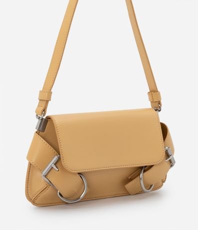 Cartera Baguette Pequeña con Detalles de Hebillas 2