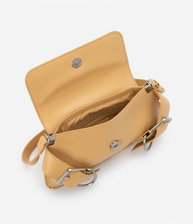 Cartera Baguette Pequeña con Detalles de Hebillas 5