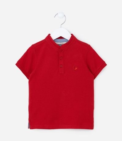 Remera Manga Corta Infantil con Bordado en el Pecho - Talle 1 a 5 años