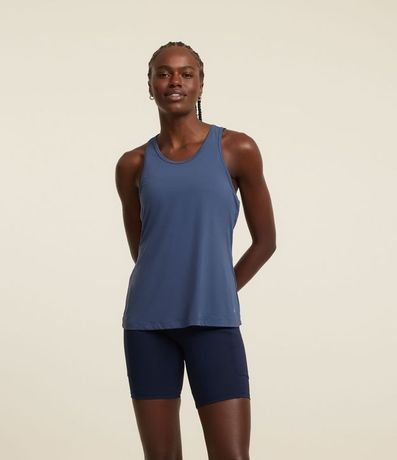 Musculosa Nadador Deportiva en Microfibra con Furos 2