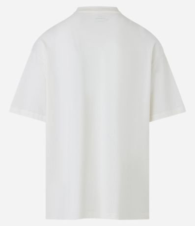 Remera Oversized en Algodón con Estampado Out Of Tune 7