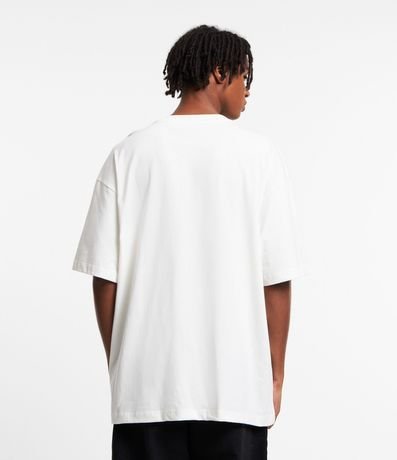 Remera Oversized en Algodón con Estampado Out Of Tune 3