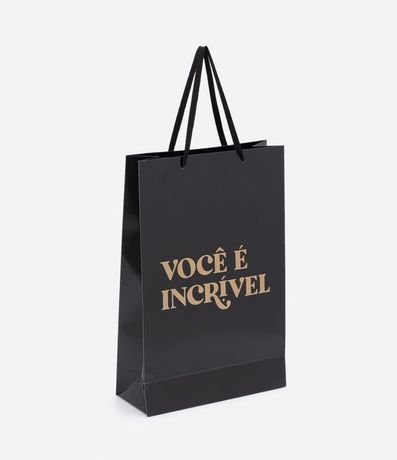 Embalaje de Regalo Mediana con Estampa Você é Incrível