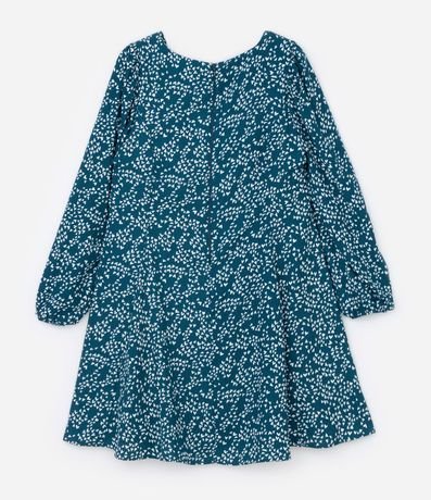 Vestido Corto en Crepé Estampado de Mini Corazones Curve & Plus Size 6