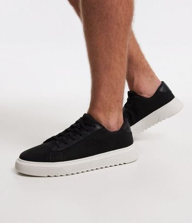 Championes Casual con Textura y Suela Contrastante 7