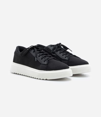 Championes Casual con Textura y Suela Contrastante 6