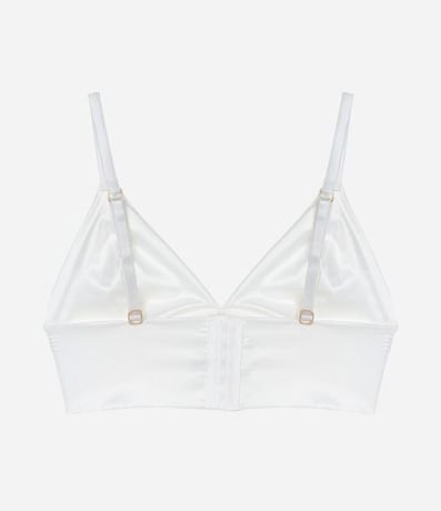 Soutien Top Alargado sin Copa en Tela Satinada con Bretel Ajustable 7