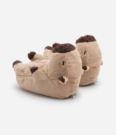 Pantufla Cerrada con Estampa Carpincho 3D 2