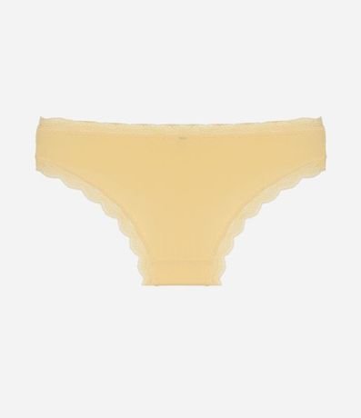 Bombacha Bikini en Poliamida con Detalles en Encaje 5