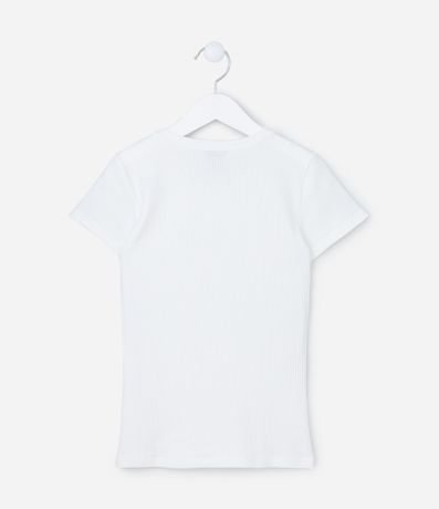 Blusa Infantil Acanalada con Bordado de Estrella - Talle 5 a 14 años 2