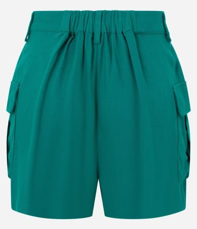 Short en Viscosa Creponada con Bolsillos Cargo 6