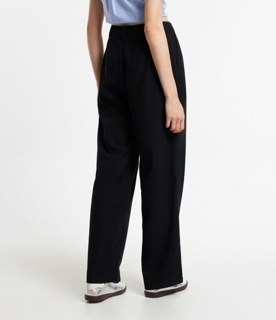 Pantalón Recto Sastrería con Cintura Asimétrica 3