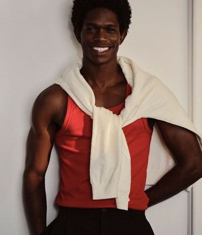 Musculosa en Algodón sin Estampado