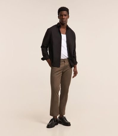 Pantalón en Algodón Fit Cropped 2