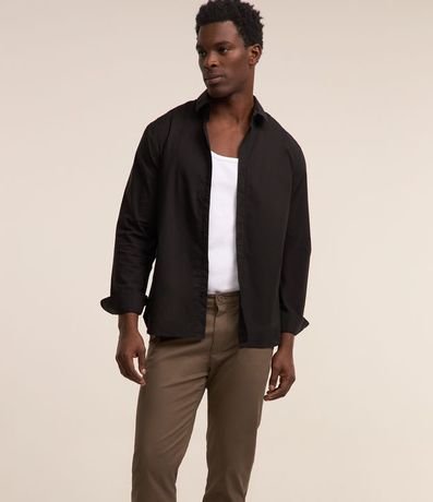 Pantalón en Algodón Fit Cropped 4