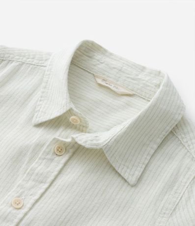 Camisa Infantil con Estampa Rayada - Talle 1 a 5 años 5