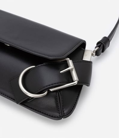 Cartera Baguette Pequeña con Detalles de Hebillas 6