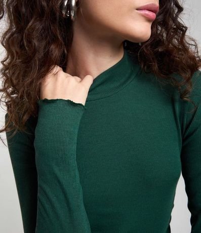 Vestido New Midi en Rib con Cuello y Abertura 3