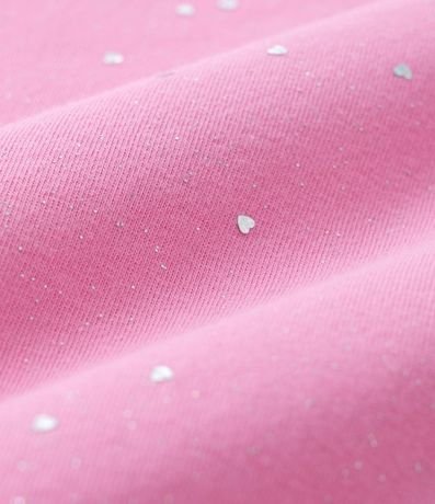 Blusa Infantil en Cotton con Purpurina y Corazones - Talle 5 a 14 años 3