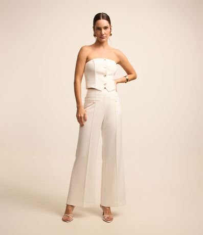 Pantalón Wide Leg Sastrería Tiro Alto 2