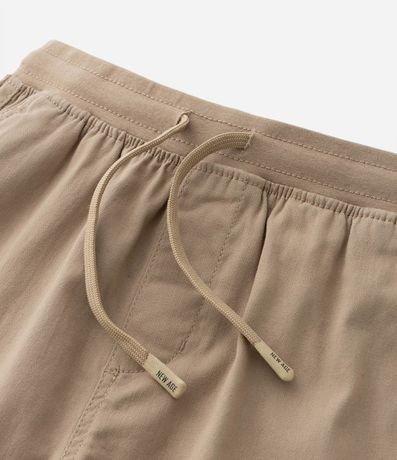 Bermuda Infantil en Sarga con Lazo - Talle 5 a 14 años 5