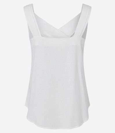 Blusa en Viscolino con Detalles en los Breteles y Escote 5