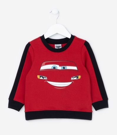 Conjunto Infantil en Algodón Calentito con Estampa Rayo McQueen - Talle 2 a 5 años 2