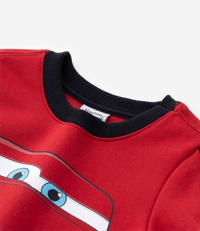 Conjunto Infantil en Algodón Calentito con Estampa Rayo McQueen - Talle 2 a 5 años 7