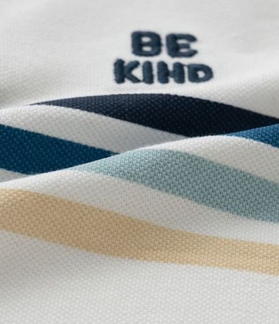 Polo Infantil en Piquet con Estampa Rayas - Talle 1 a 5 años 3