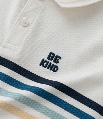 Polo Infantil en Piquet con Estampa Rayas - Talle 1 a 5 años 5