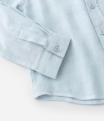 Camisa Infantil en Lino con Cuello Padre y Bolsillo -Talle 1 a 4 años 5