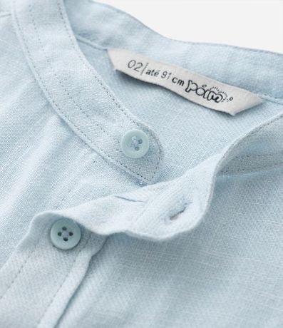 Camisa Infantil en Lino con Cuello Padre y Bolsillo -Talle 1 a 4 años 6