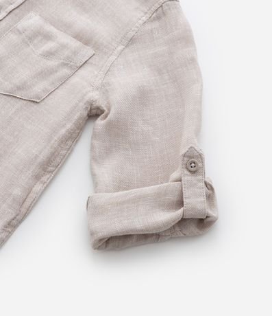 Camisa Infantil en Lino con Cuello Padre y Bolsillo -Talle 1 a 4 años 6