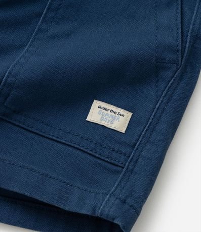 Bermuda Infantil en Sarga con Bolsillos - Talle 1 a 5 años 5