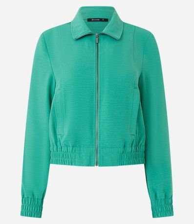 Campera Bomber en Airflow con Puño y Bajo Elásticos 5