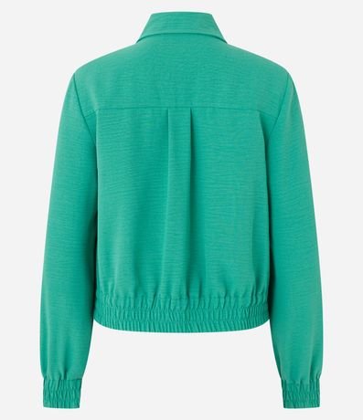 Campera Bomber en Airflow con Puño y Bajo Elásticos 6