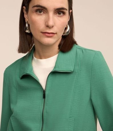 Campera Bomber en Airflow con Puño y Bajo Elásticos 4