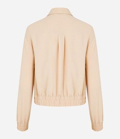 Campera Bomber en Airflow con Puño y Bajo Elásticos 6