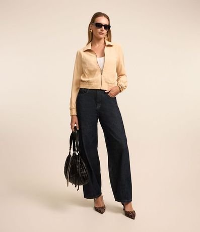 Campera Bomber en Airflow con Puño y Bajo Elásticos 2