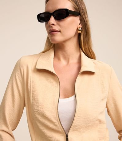 Campera Bomber en Airflow con Puño y Bajo Elásticos 5