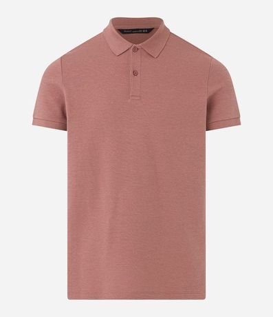 Polo Slim en Media Malla con Botones y Textura Acanalada 6