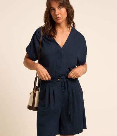 Short en Piquet con Lazo en la Cintura 2