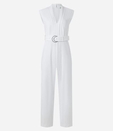 Mono sin Manga en Crepé con Hombrera y Cinturón 6